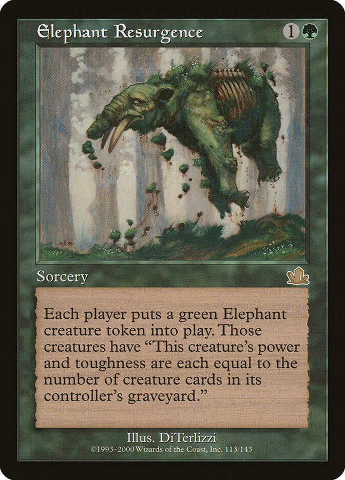 Elephant Resurgence [Prophecy] Magic: The Gathering