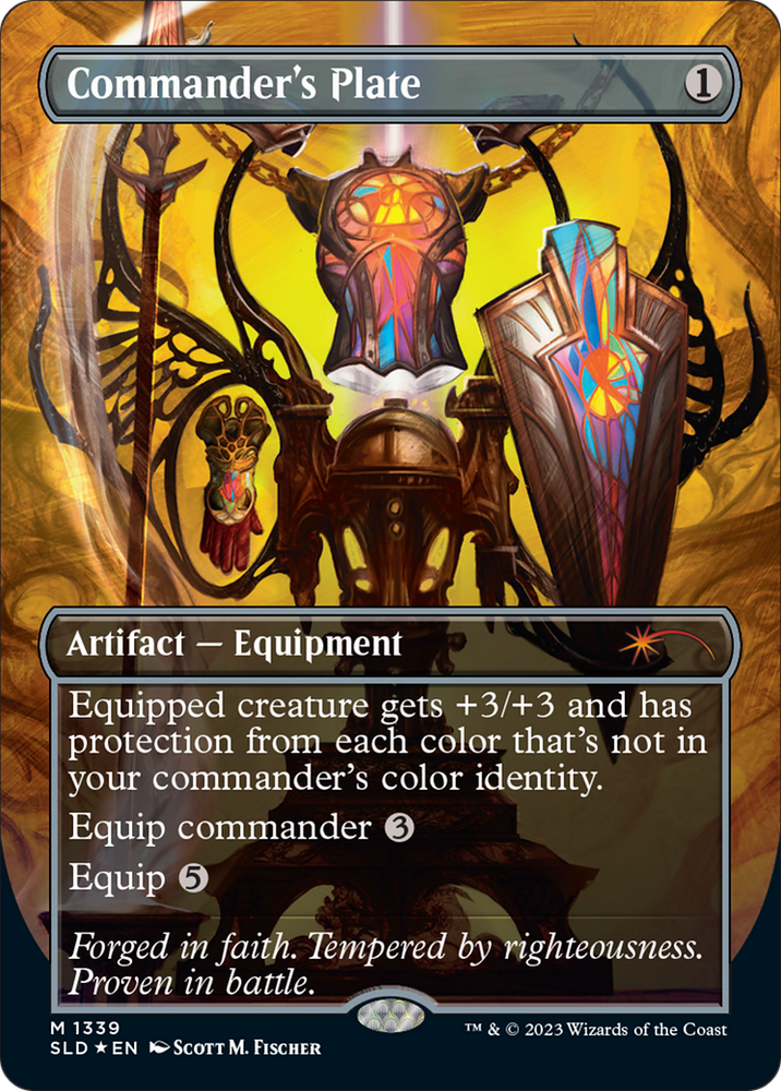 Commander's Plate [Secret Lair Drop Series] Magic: The Gathering