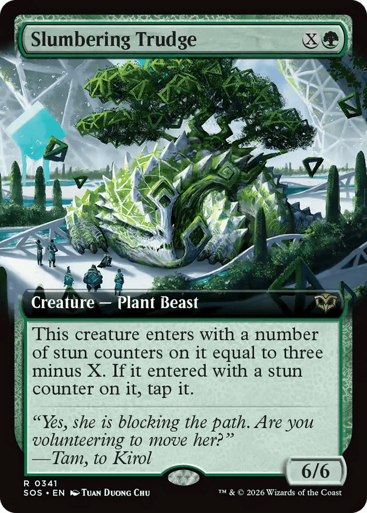 Slumbering Trudge (Extended Art) [Secrets of Strixhaven]