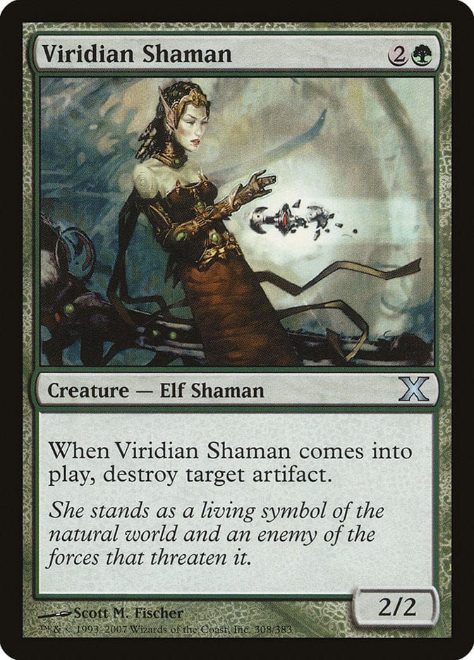 Viridian Shaman [Tenth Edition] Magic: The Gathering