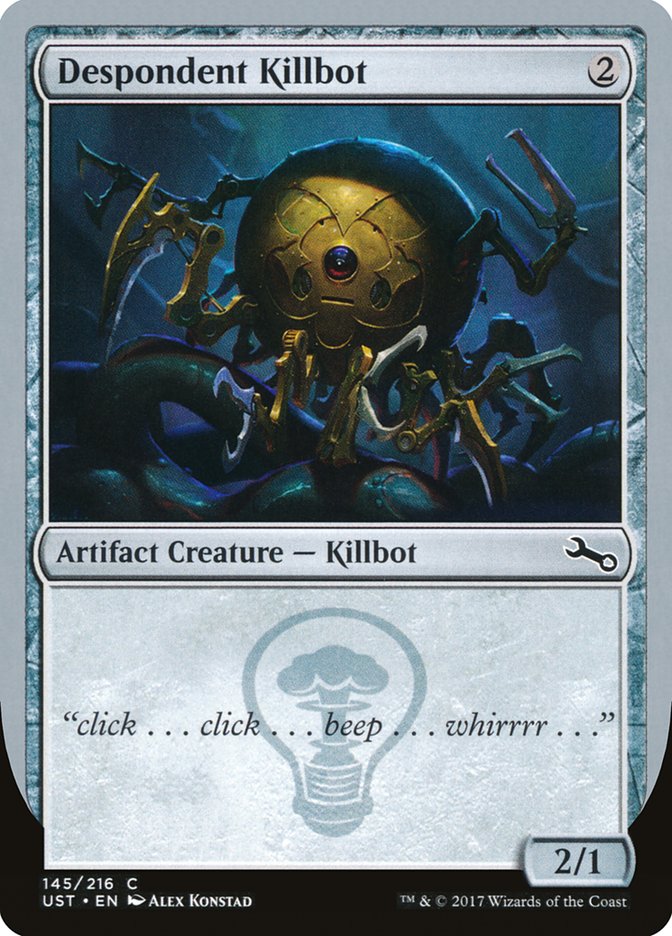 Despondent Killbot [Unstable] Magic: The Gathering