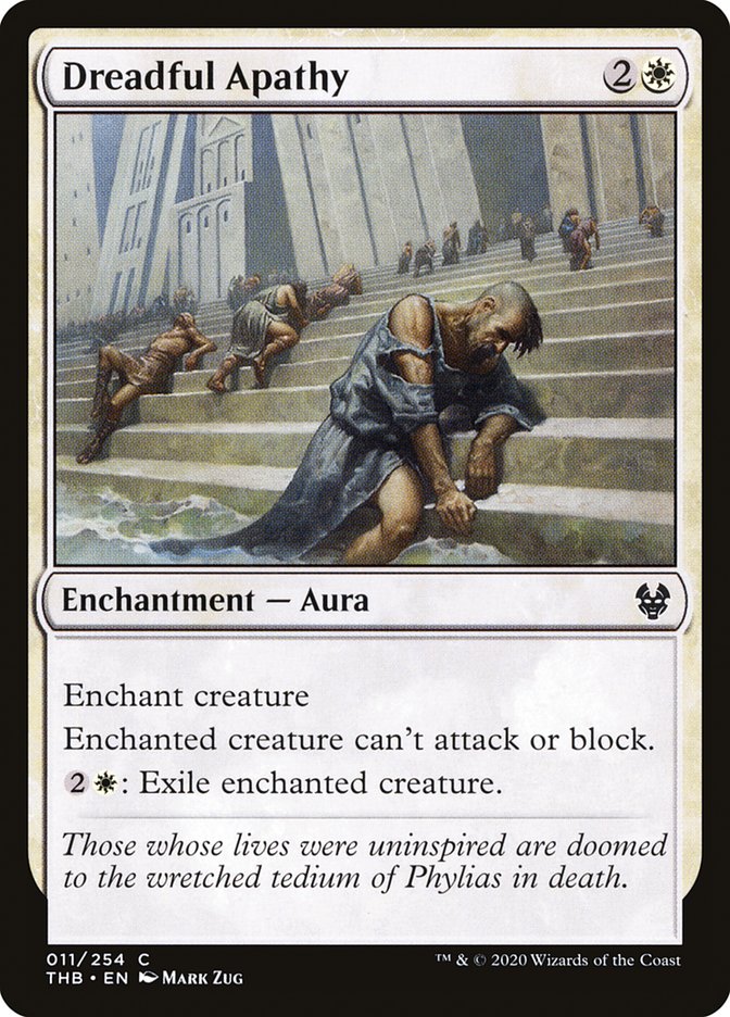 Dreadful Apathy [Theros Beyond Death] Magic: The Gathering