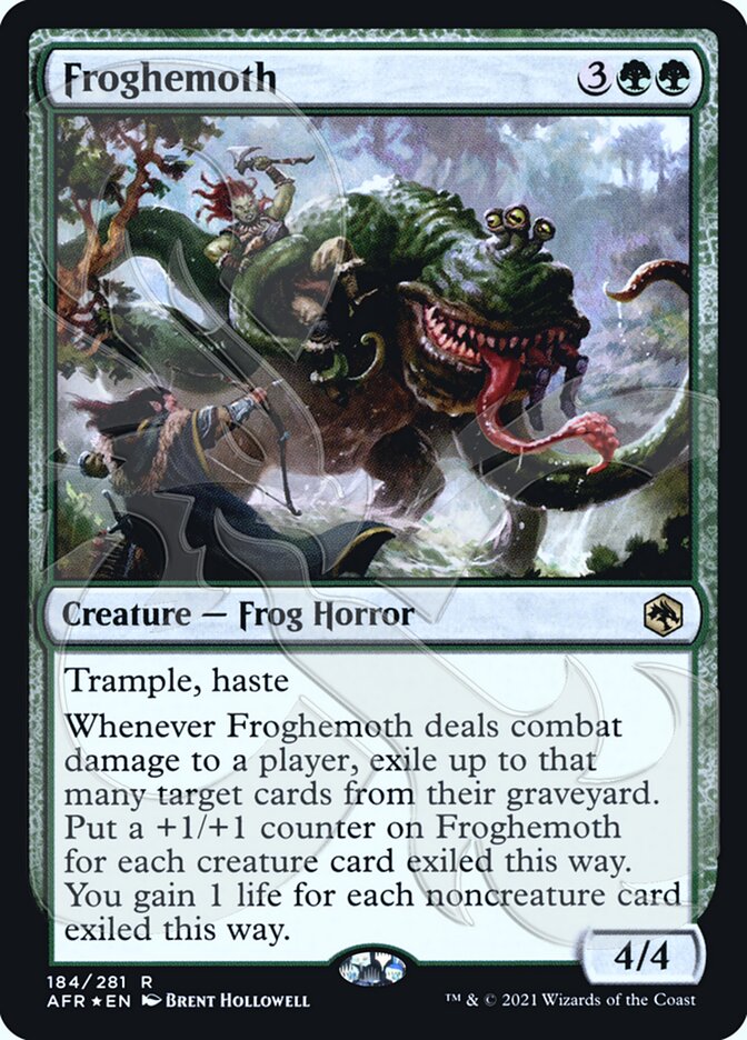 Froghemoth (Ampersand Promo) [Dungeons & Dragons: Adventures in the Forgotten Realms Promos] Magic: The Gathering