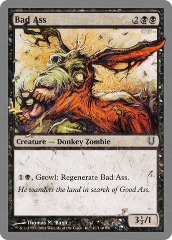 Bad Ass [Unhinged] Magic: The Gathering