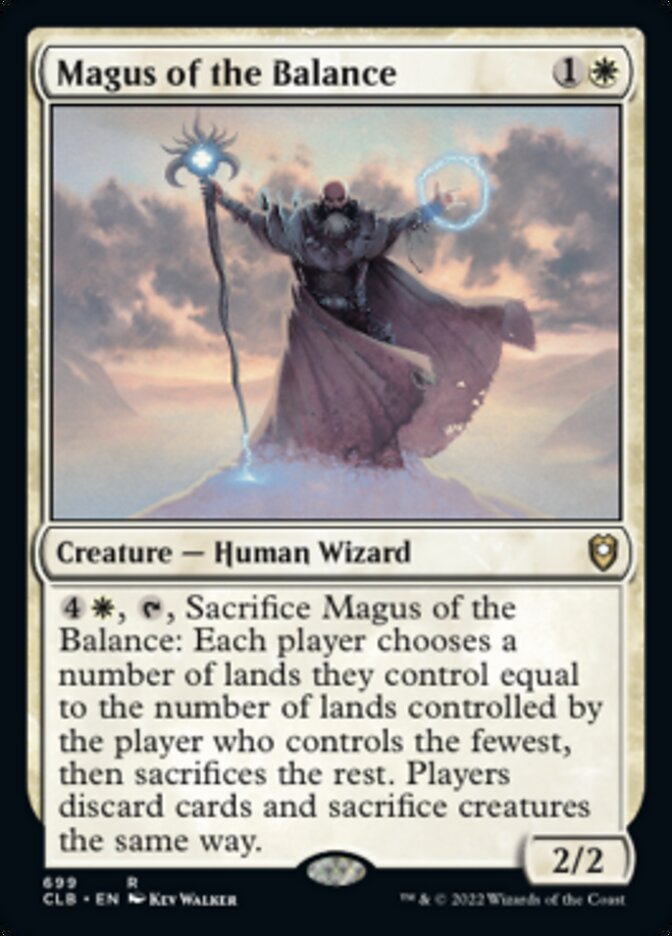 Magus of the Balance [Commander Legends: Battle for Baldur's Gate] Magic: The Gathering