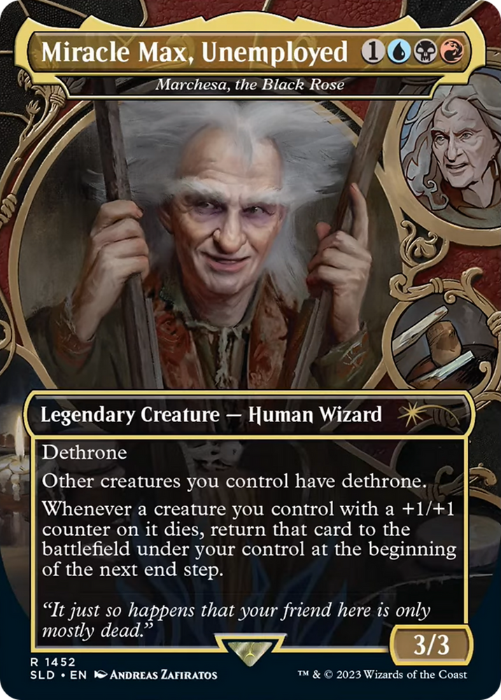 Miracle Max, Unemployed - Marchesa, the Black Rose [Secret Lair Drop Series] Magic: The Gathering