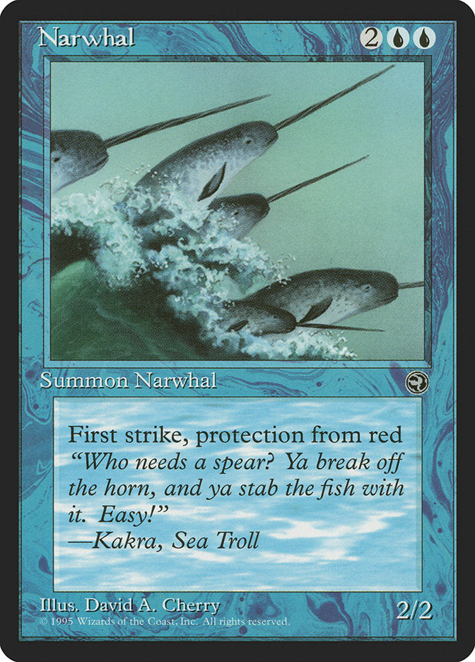 Narwhal [Homelands] Magic: The Gathering