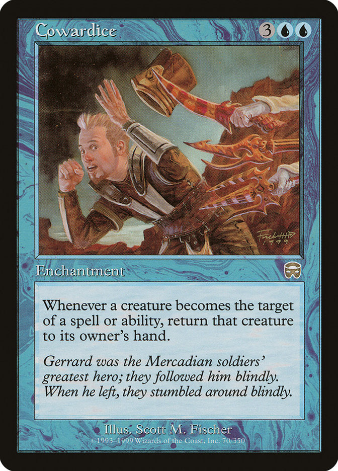 Cowardice [Mercadian Masques] Magic: The Gathering