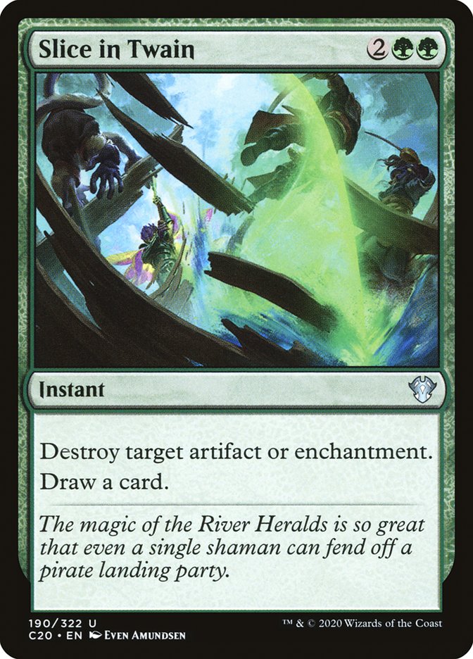 Slice in Twain [Commander 2020] Magic: The Gathering