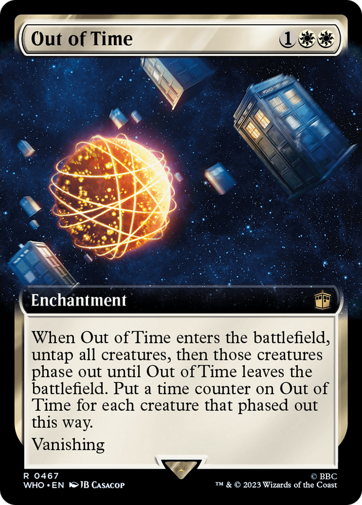 Out of Time (Extended Art) [Doctor Who] Magic: The Gathering
