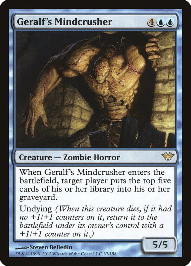Geralf's Mindcrusher [Dark Ascension] Magic: The Gathering