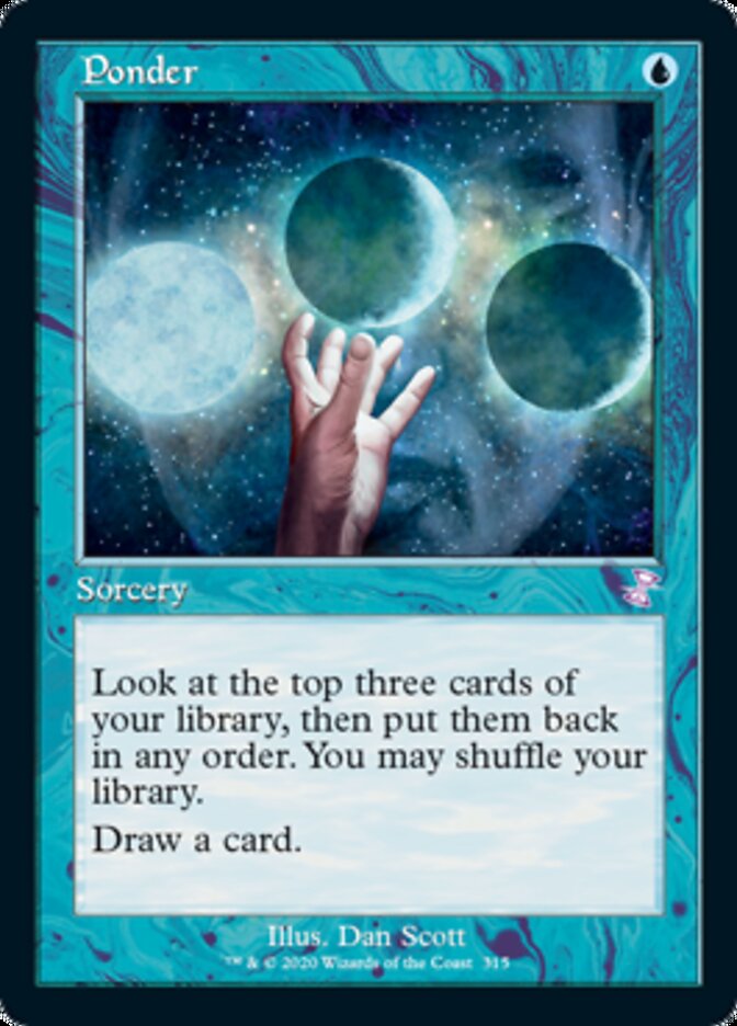 Ponder (Timeshifted) [Time Spiral Remastered] Magic: The Gathering