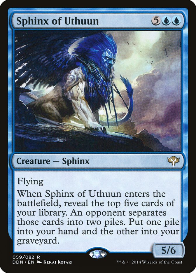 Sphinx of Uthuun [Duel Decks: Speed vs. Cunning] Magic: The Gathering