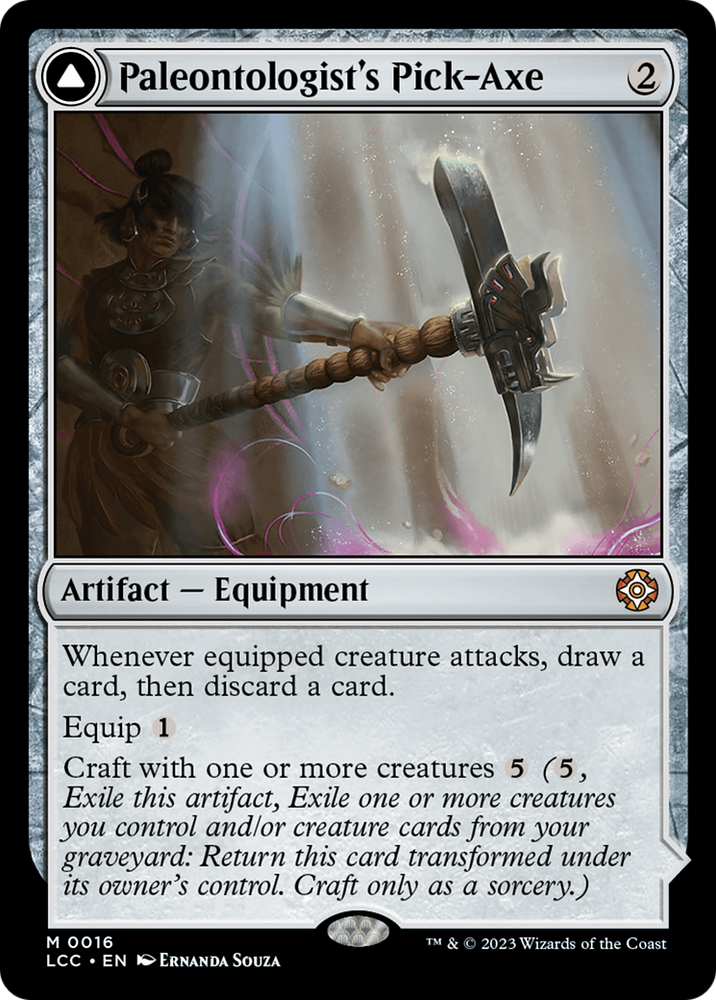 Paleontologist's Pick-Axe [The Lost Caverns of Ixalan Commander] Magic: The Gathering