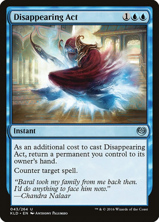 Disappearing Act [Kaladesh] Magic: The Gathering