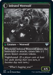 Infestation Expert // Infested Werewolf [Innistrad: Double Feature] Magic: The Gathering