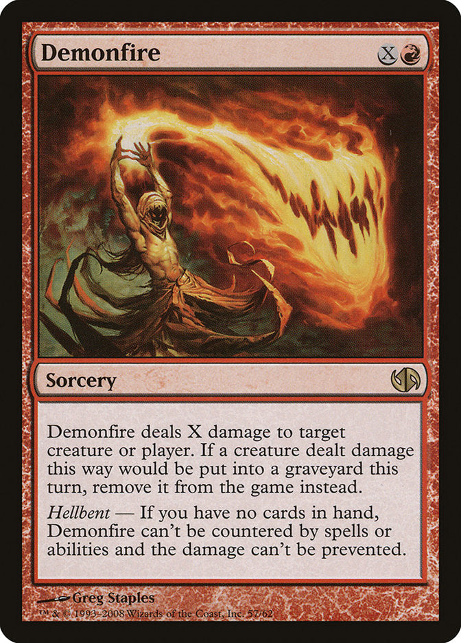 Demonfire [Duel Decks: Jace vs. Chandra] Magic: The Gathering