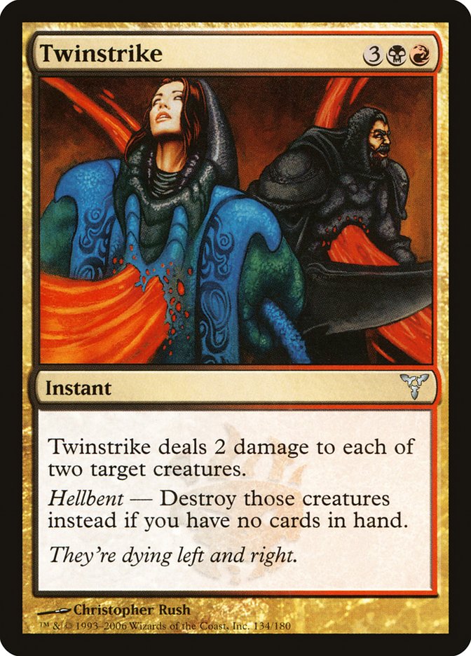 Twinstrike [Dissension] Magic: The Gathering
