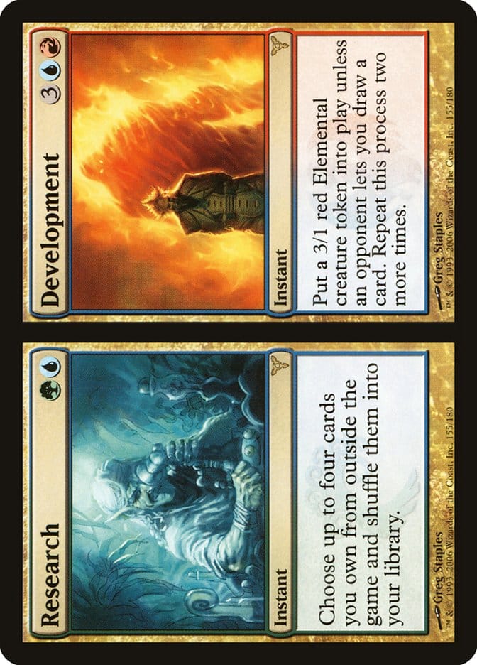 Research // Development [Dissension] Magic: The Gathering