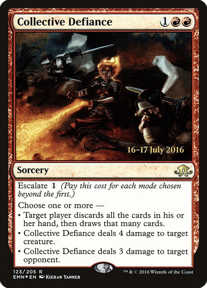 Collective Defiance [Eldritch Moon Prerelease Promos] Magic: The Gathering
