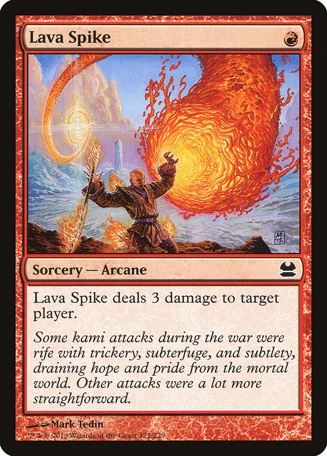Lava Spike [Modern Masters] Magic: The Gathering