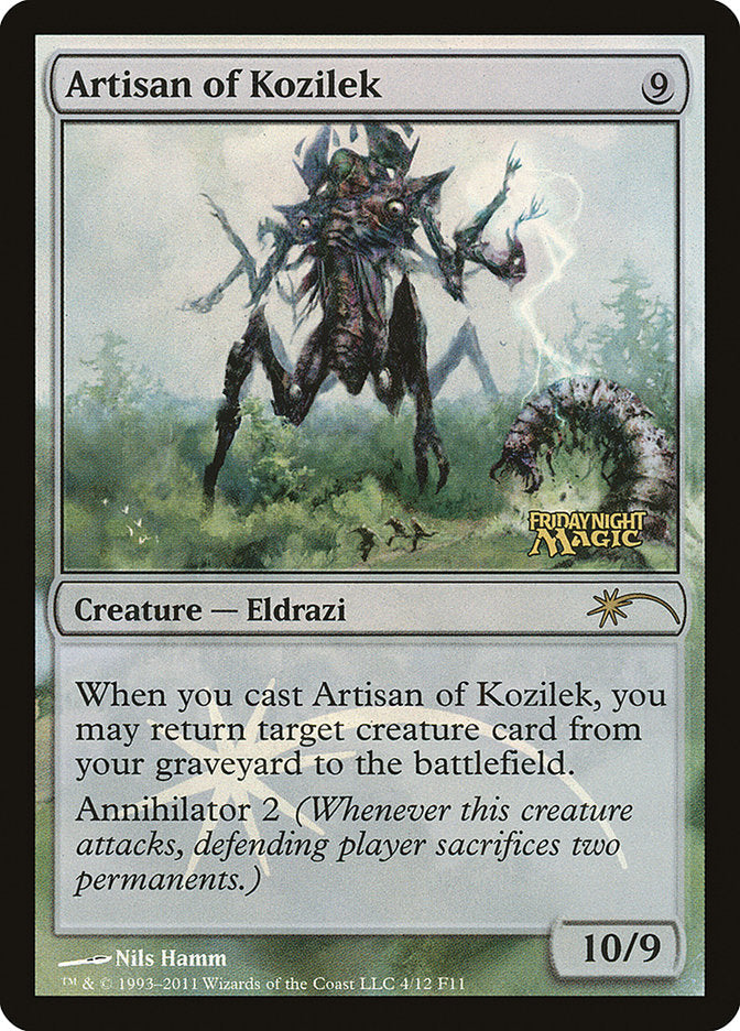 Artisan of Kozilek [Friday Night Magic 2011] Magic: The Gathering