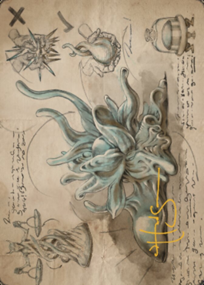 Sculpting Steel Art Card (Gold-Stamped Signature) [The Brothers' War Art Series] Magic: The Gathering