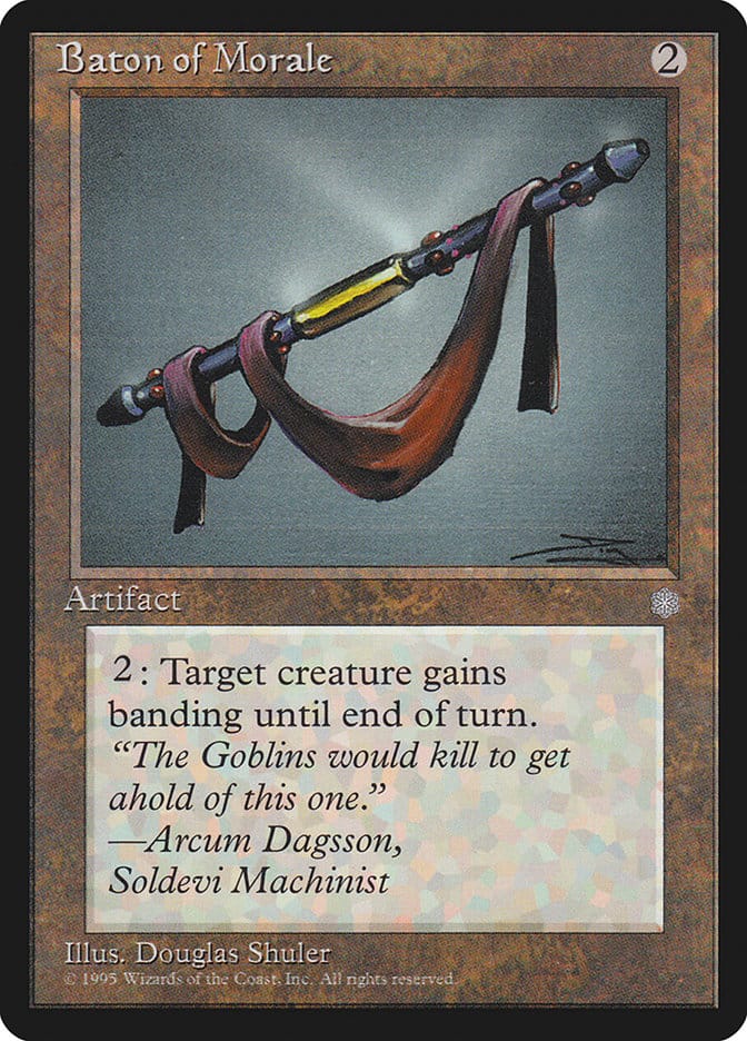 Baton of Morale [Ice Age] Magic: The Gathering