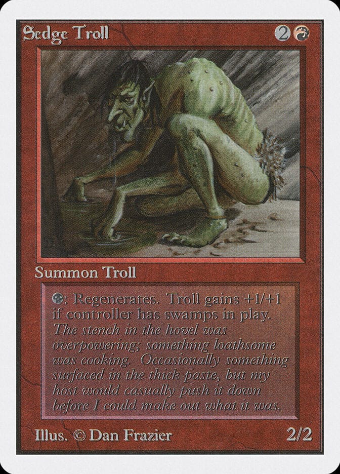 Sedge Troll [Unlimited Edition] Magic: The Gathering