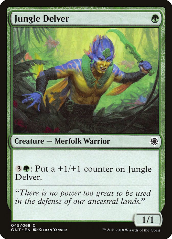 Jungle Delver [Game Night 2018] Magic: The Gathering
