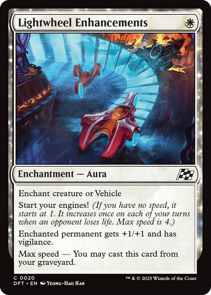 Lightwheel Enhancements [Aetherdrift] Magic: The Gathering