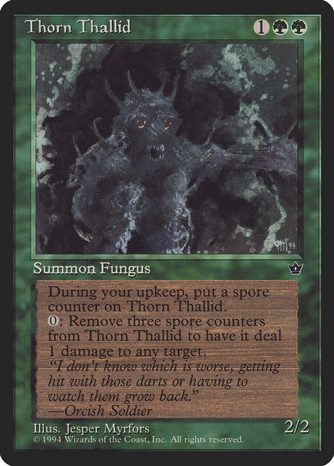 Thorn Thallid (Jesper Myrfors) [Fallen Empires] Magic: The Gathering