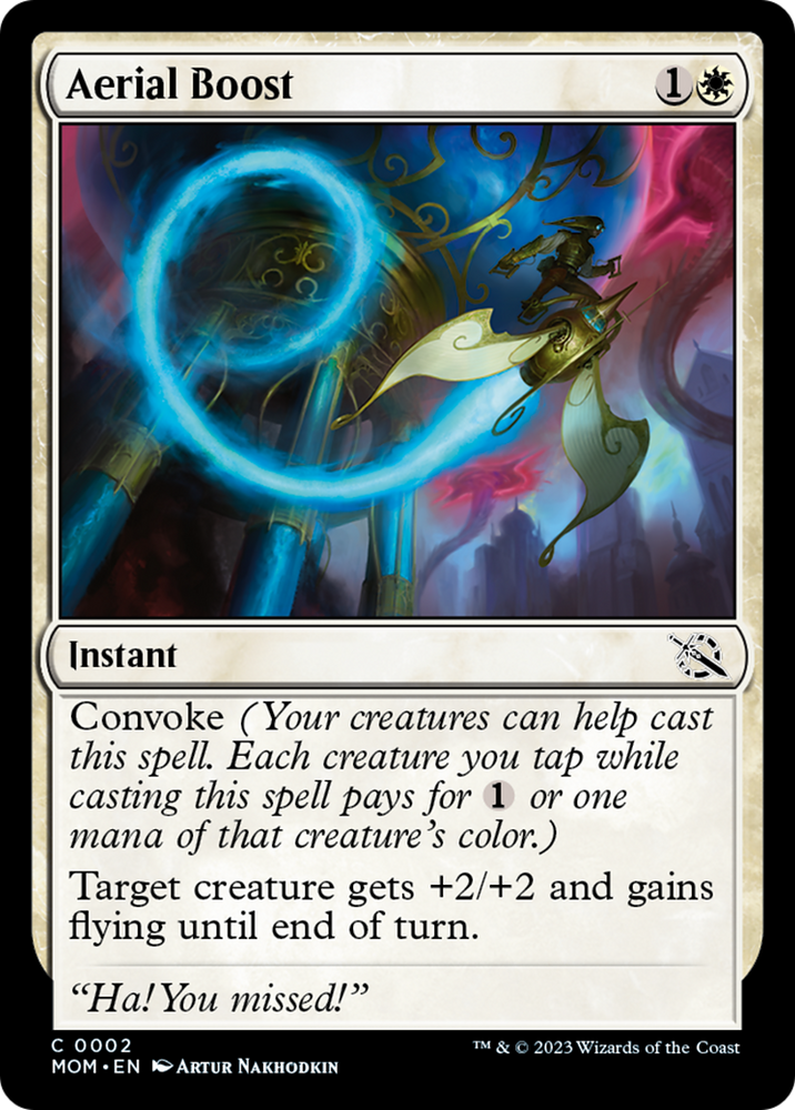 Aerial Boost [March of the Machine] Magic: The Gathering
