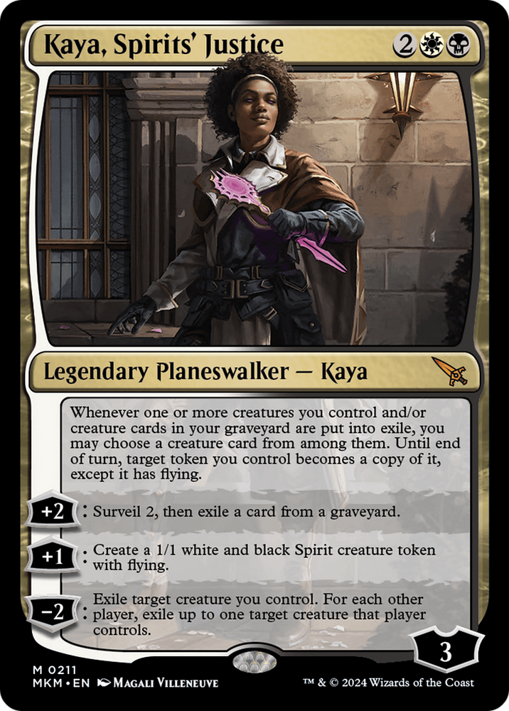 Kaya, Spirits' Justice [Murders at Karlov Manor] Magic: The Gathering