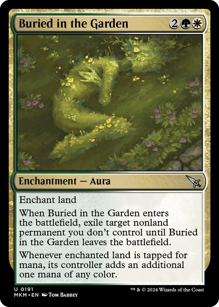 Buried in the Garden [Murders at Karlov Manor] Magic: The Gathering