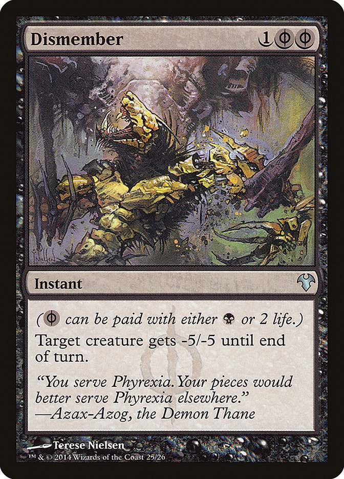 Dismember [Modern Event Deck 2014] Magic: The Gathering