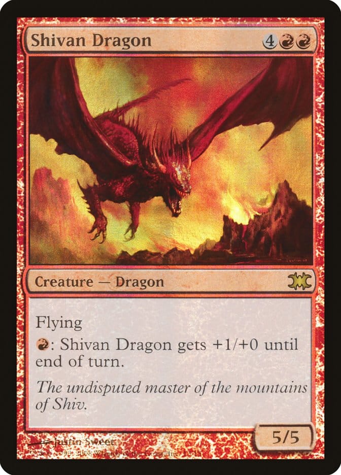 Shivan Dragon [From the Vault: Dragons] Magic: The Gathering