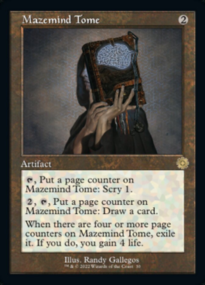 Mazemind Tome (Retro) [The Brothers' War Retro Artifacts] Magic: The Gathering