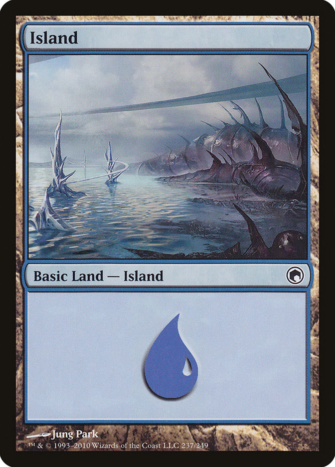 Island (237) [Scars of Mirrodin] Magic: The Gathering