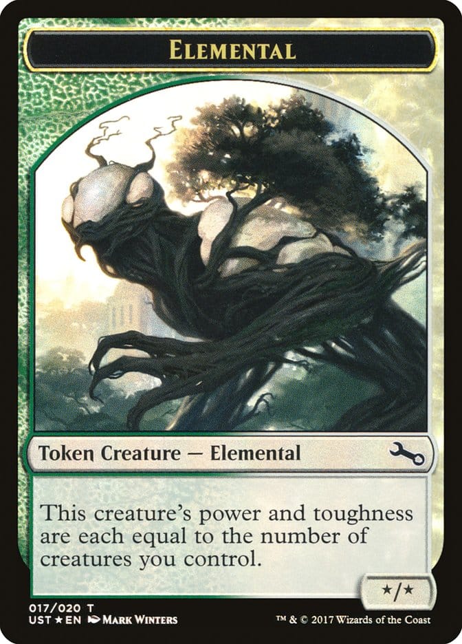 Elemental // Elemental Double-Sided Token (017/020) [Unstable Tokens] Magic: The Gathering