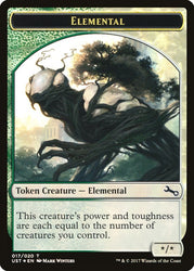 Elemental // Elemental Double-Sided Token (017/020) [Unstable Tokens] Magic: The Gathering