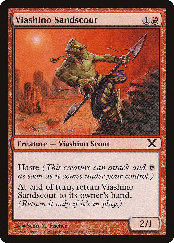 Viashino Sandscout [Tenth Edition] Magic: The Gathering