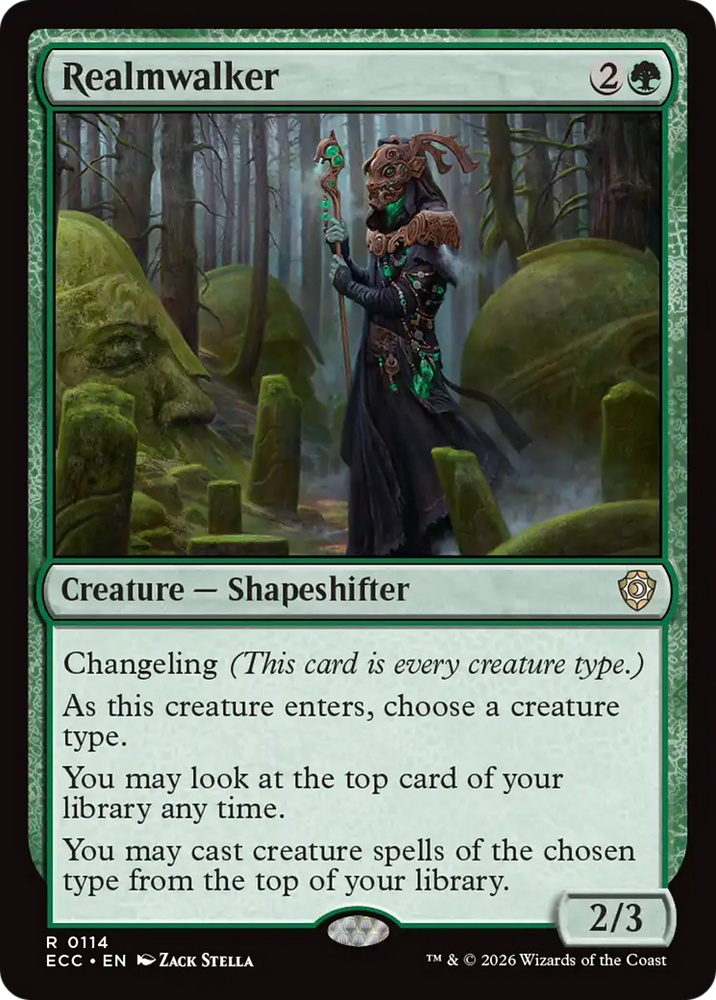 Realmwalker [Lorwyn Eclipsed Commander] Magic: The Gathering