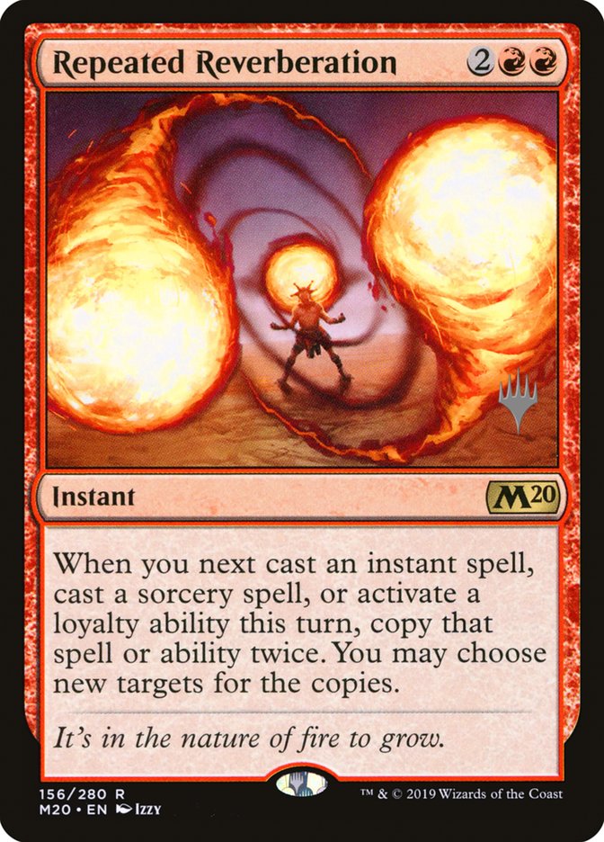 Repeated Reverberation (Promo Pack) [Core Set 2020 Promos] Magic: The Gathering