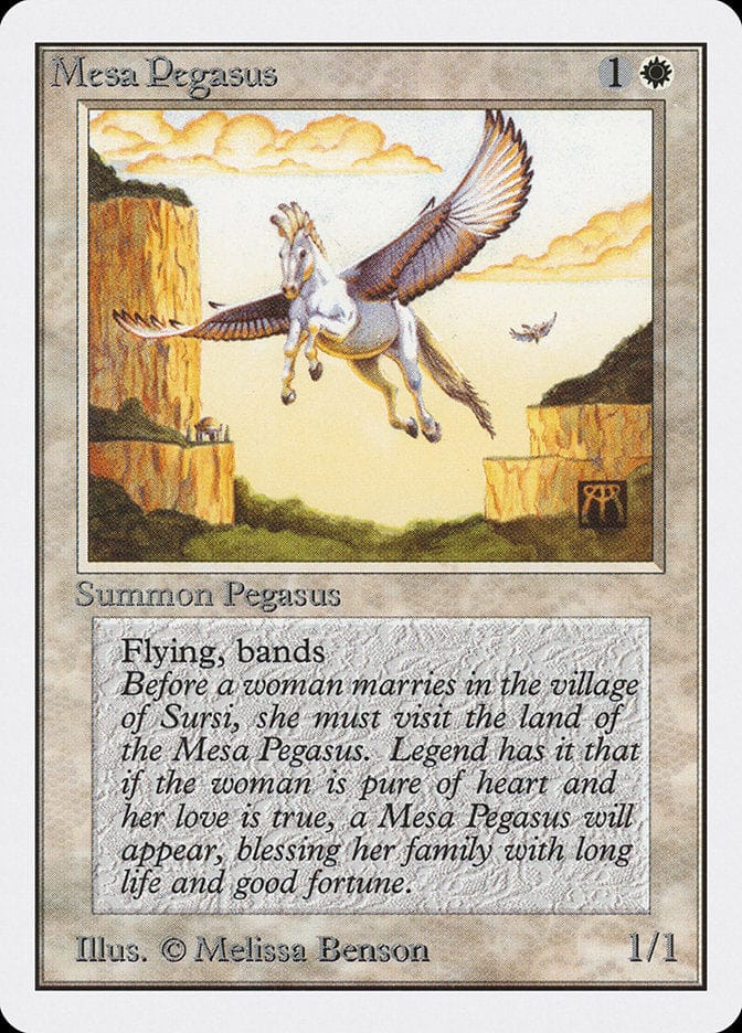 Mesa Pegasus [Unlimited Edition] Magic: The Gathering
