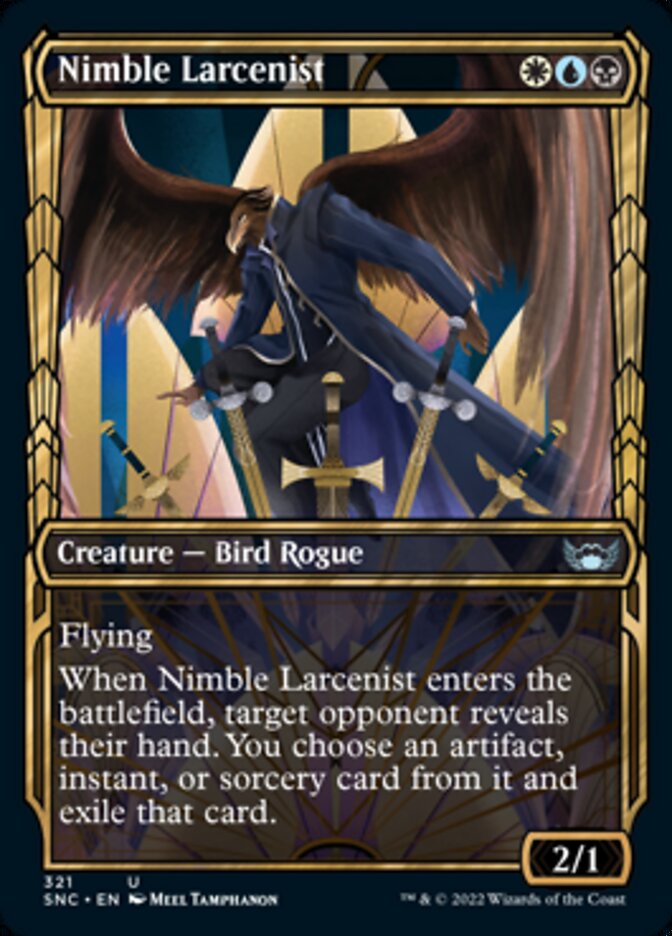 Nimble Larcenist (Showcase Golden Age) [Streets of New Capenna] Magic: The Gathering