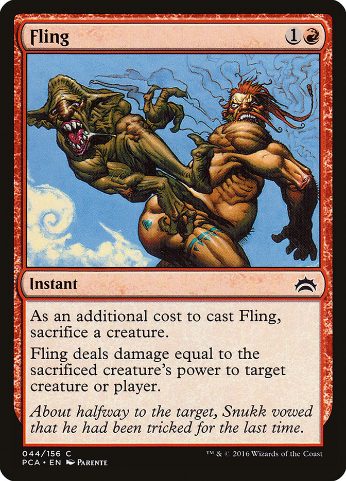 Fling [Planechase Anthology] Magic: The Gathering