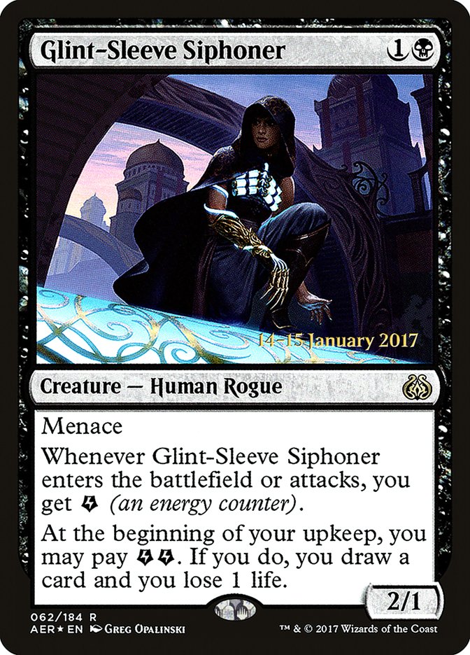 Glint-Sleeve Siphoner [Aether Revolt Prerelease Promos] Magic: The Gathering