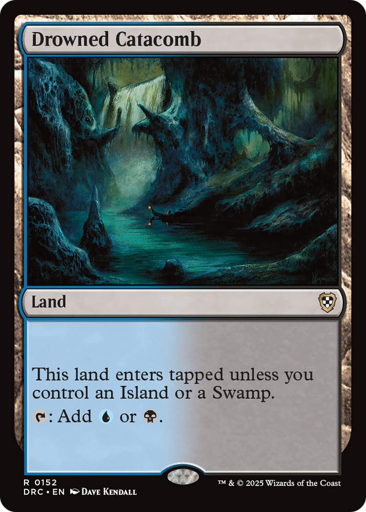 Drowned Catacomb [Aetherdrift Commander] Magic: The Gathering