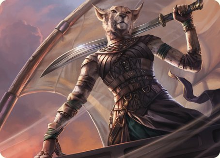 Mirri, Weatherlight Duelist Art Card [Commander Masters Art Series] Magic: The Gathering